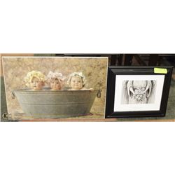 PAIR OF ANNE GEDDES PICTURES