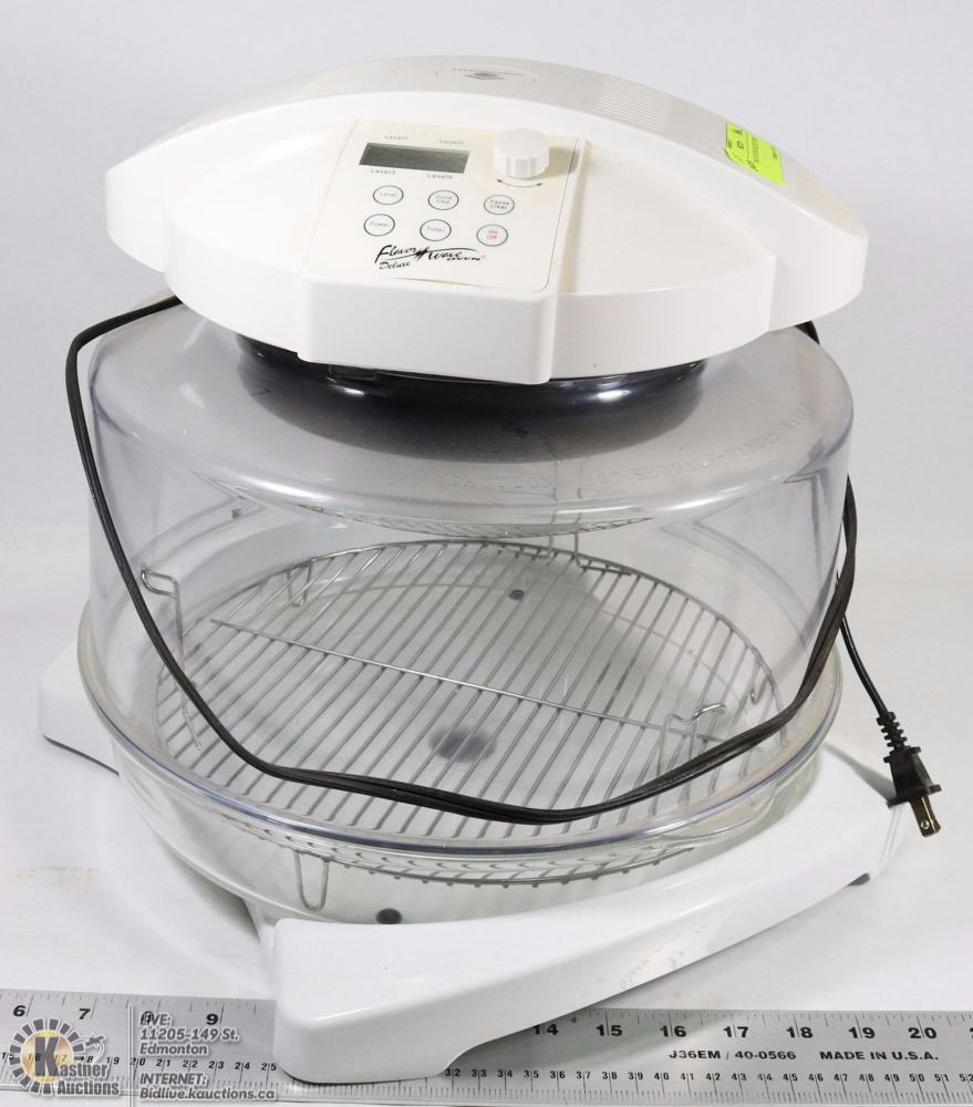 FLAVORWAVE OVEN DELUXE WITH MANUAL. FLAVORWAVE OVEN DELUXE WITH MANUAL.