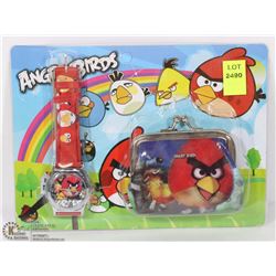 ANGRY BIRDS WATCH AND WALLET COMBO