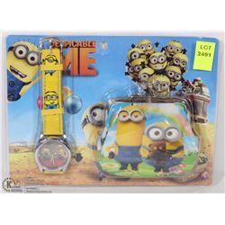 DESPICABLE ME WATCH AND WALLET COMBO