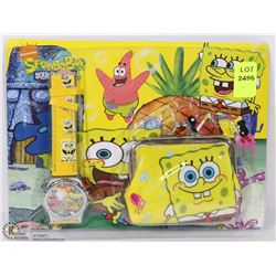 SPONGEBOB WATCH AND WALLET COMBO