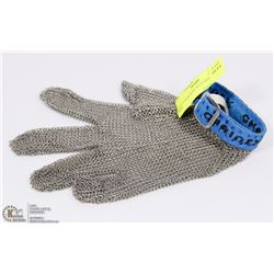 LEFT CHAIN MAIL BUTCHER GLOVE NEW.