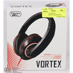 NEW BLACK VORTEX STEREO/GAMING HEADPHONES