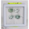 Image 1 : #12-NATURAL GREEN AMETHYST GEMSTONE