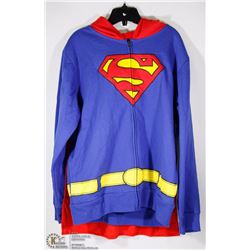 NEW SUPERMAN HOODIE SIZE MEDIUM, HAS A