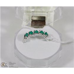 #54-GREEN EMERALD RING