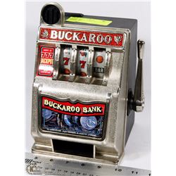 BUCKAROO SLOT MACHINE PIGGY BANK