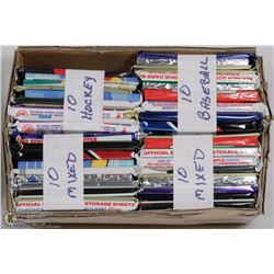 4 PACKAGES OF 10 UNOPENED PACKS FOR THE 1990'S