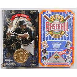 UNOPENED BASEBALL BOXES INCL 1992 UPPERDECK