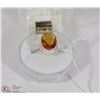 Image 1 : #103-CITRINE GEMSTONES RING