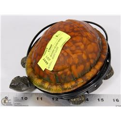 TURTLE TORTOISE GLASS SHELL ACCENT NIGHT LIGHT