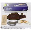 Image 1 : BONE HANDLE SKINNING KNIFE WITH SHEATH