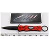 Image 1 : RED VAMPIRE DESIGN TACTICAL KNIFE.