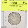 Image 1 : CANADIAN SILVER 1965 HALF DOLLAR.
