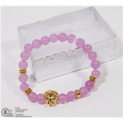 #28-NATURAL PURPLE ALEXANDRITE BEAD BRACELET
