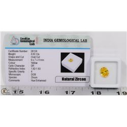 #92-NATURAL CAMBODIA ZIRCON GEMSTONE 4.00CT