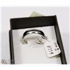 Image 1 : #6) STAINLESS STEEL RING SIZE 9