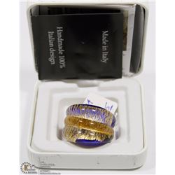 #7) MURANBO 24KT THREE TONE GOLD & .925 SILVER
