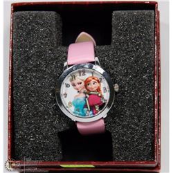#2) FROZEN GIRLS WATCH PINNK STRAP