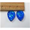Image 1 : #14 - PEAR SHAPED AUSTRALIAN DOUBLET OPAL