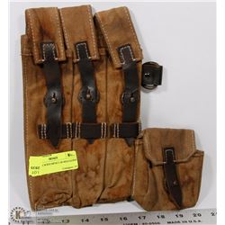 GERMAN WWII MP38 U.40 MAGAZINE POUCH.