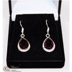 #7-AFRICAN AMETHYST EARRINGS