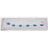 Image 1 : #11-BLUE TOPAZ GEMSTONE BRACELET