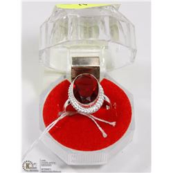 #36- MAZAMBIQUE GARNET GEMSTONES RING