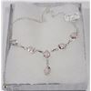 Image 1 : #53-PINK KUNZITE GEMSTONE NECKLACE
