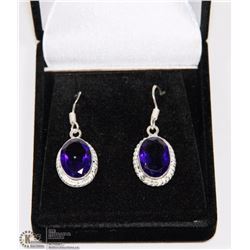 #50-TANZANITE GEMSTONES EARRINGS