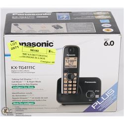 PANASONIC 6.0 DECT DIGITAL CORDLESS PHONE IN A BOX