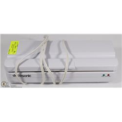 DECOSONIC BAG SEALER WITH ROLL OF END BAGS