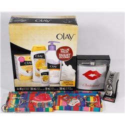 NEW ITEMS OLAY BATH SET BODY WASH ETC