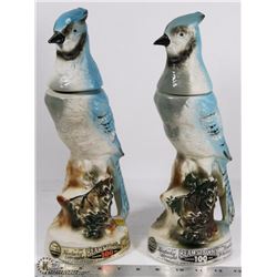 SET OF 2 "BLUE JAYS" CREATION OF JAMES B. BEM