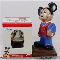 BOX W/WALT DISNEY 10.5 INCHES TALL