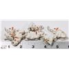 Image 1 : SET OF 6 VINTAGE PORCELAIN MINIATURE ELEPHANTS