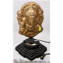 LIGHT UP GANESH BUDDIST GOD ORNAMENT.