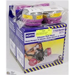 PAIR OF NORTH HALF MASK RESPIRATORS SIZE LARGE