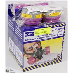 PAIR OF NORTH HALF MASK RESPIRATORS SIZE LARGE