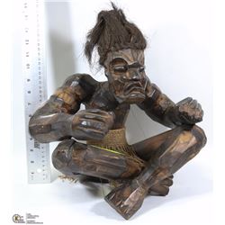 HEAVY HANDCRAVED AFRICAN SCULPTURE