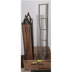 5 ASSORTED CD HOLDERS