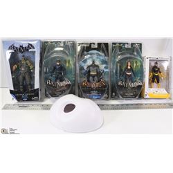 BOX OF 5 BATMAN ACTION FIGURINES IN ORIGINAL BOXES