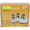 Image 1 : SIEMENS GIGASET  3 HAND CORDLESS PHONE SET WITH
