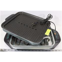 T-FAL GOURMET GRILL N' SKILLET - HAS GRILLPAN AND