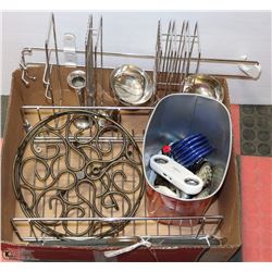 HEAVY DUTY STEEL ROTATING PLANT POT STAND, TIE