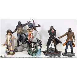 BOX OF 5 ACTION FIGURES