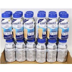 LOT OF 24 ENSURE MEAL REPLACEMENT VANILLA
