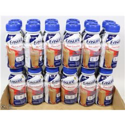 LOT OF 24 ENSURE MEAL REPLACEMENT BUTTER PECAN