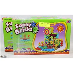 TWO BOXES OF FUNNY BRICKS (81PC IN EACH)