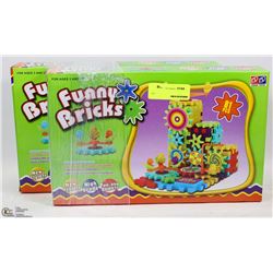 TWO BOXES OF FUNNY BRICKS (81PC IN EACH)
